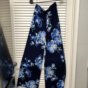 Floral Flare Pants